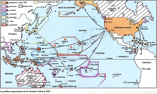 Expansionismo de Estados Unidos (1783-1898) /continuación 1/