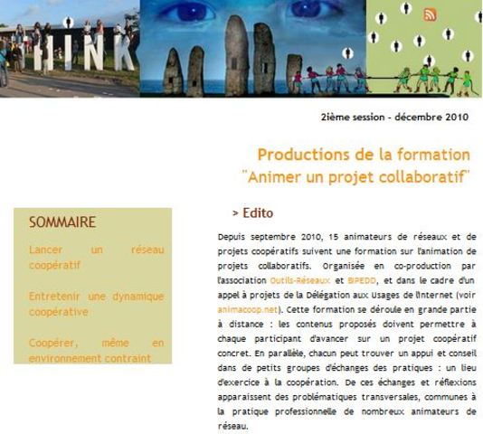 Publication de la production