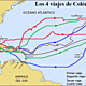 Mapa viajes de colon a america 2