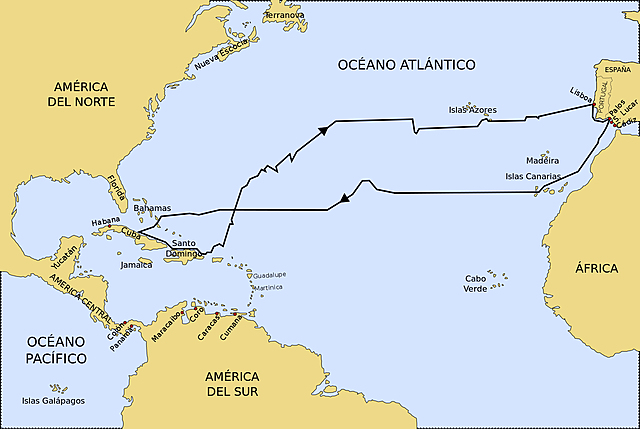 Inicio del primer viaje