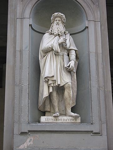 Da Vinci went back to Florence