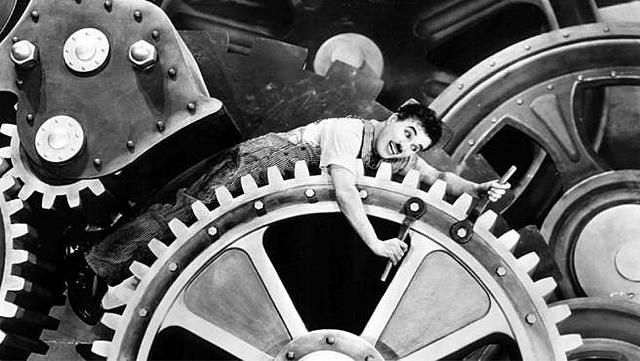 "Tiempos Modernos" de Charles Chaplin
