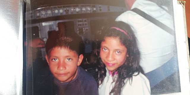 My first plane trip out of the country