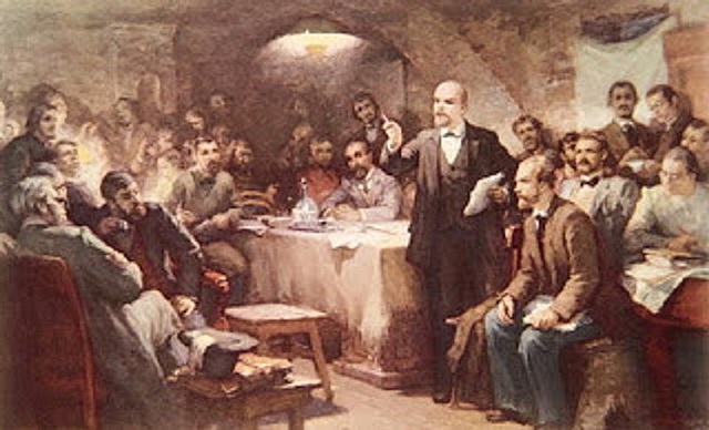 ESCISIÓN DE BOLCHEVIQUES Y MENCHEVIQUES