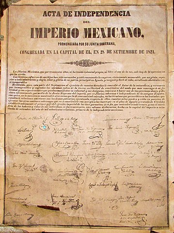 Inicios del México independiente (1821-1823)