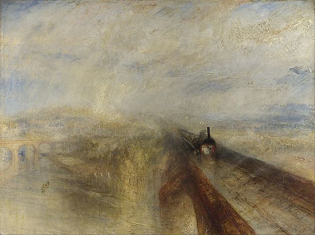 Pluja, vapor i velocitat. El gran ferrocarril de l'Oest (Joseph Mallord William Turner)