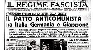 Firma del patto contro il comunismo internazionale