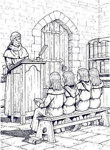 Escuelas a cargo de los Jesuitas y Franciscanos.