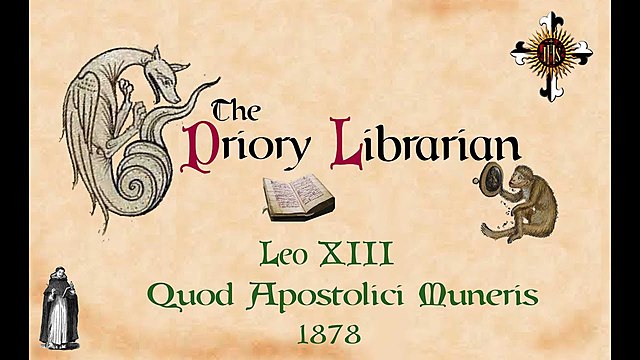 Quod apostolici muneris