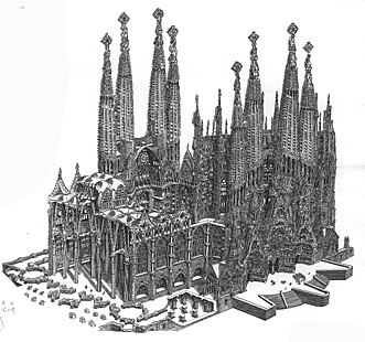 Es comença a construir la Sagrada Família d’Antoni Gaudí