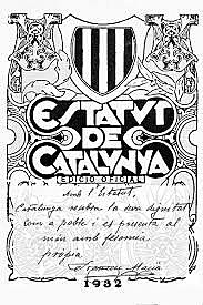 Estatuto de autonomía de Cataluña. Ley de reforma agraria.