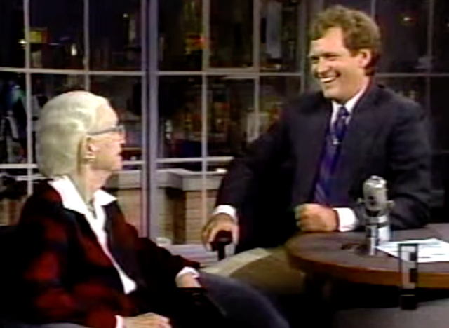 Grace Hopper is Guest on Letterman