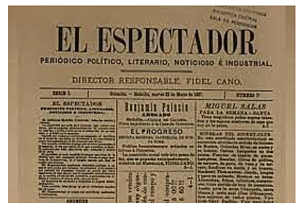 creación del periódico el espectador