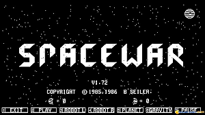 Spacewar was created
