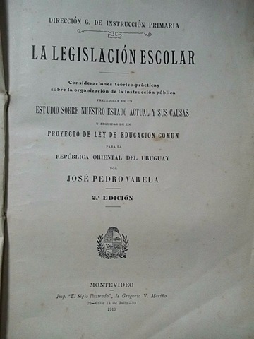 "La Legislación Escolar" por Varela