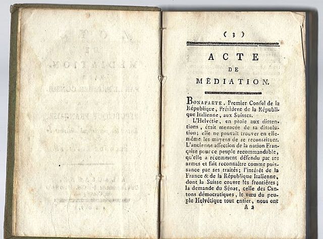 L'Acte de Médiation