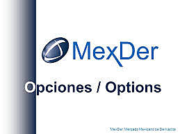 Mercado de Opciones del MexDer