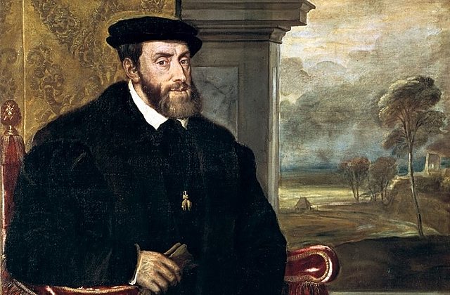 Llegada de Carlos I a la Península