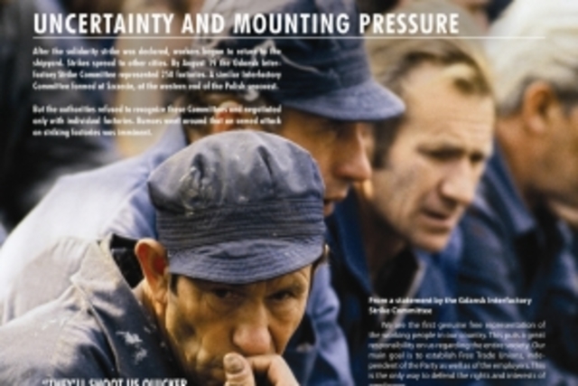 polish shipyard workers strike