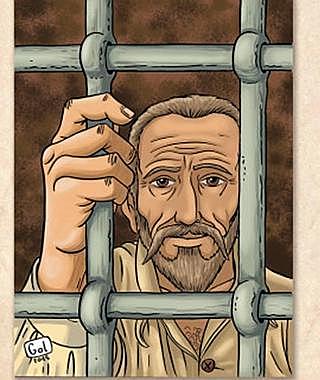 Cervantes encarcelado en Sevilla