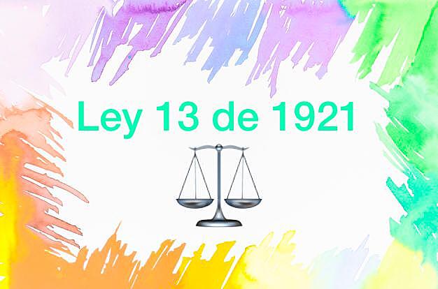 Ley 13 de 1921