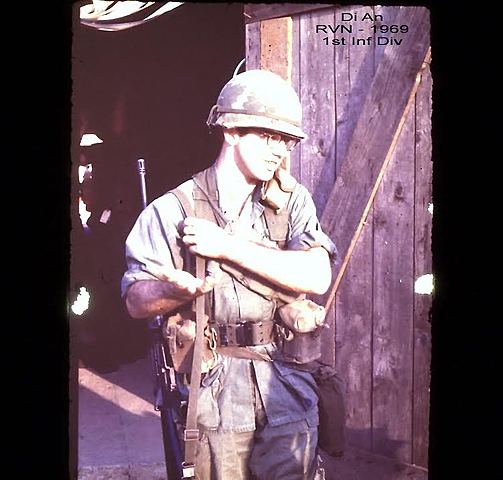 Voluntarily drafted in the Vietnam War