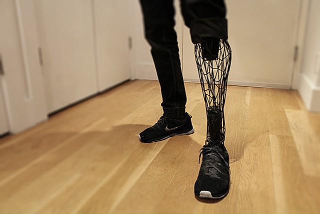 First 3D Printed Usable Prosthetic Leg