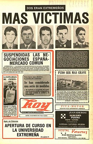 ETA asesina a 23 personas