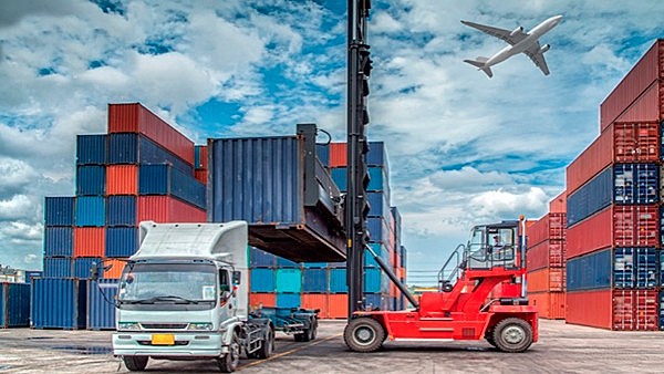 Las exportaciones y disminución