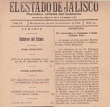 Ley orgánica  de la Universidad de Guadalajara