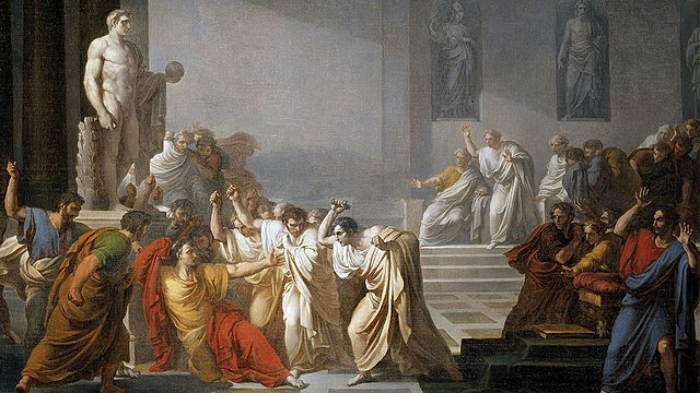 ASESINATO DE CAYO JULIO CÉSAR.