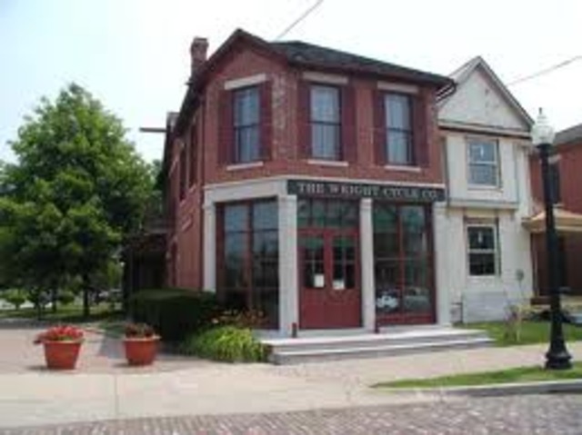 Wilbur and Orville open the Wright Cycle Company in Dayton