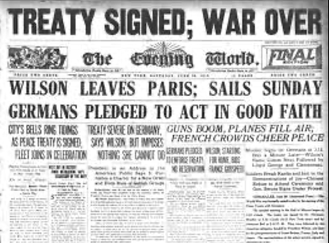 The Treaty of Versailles