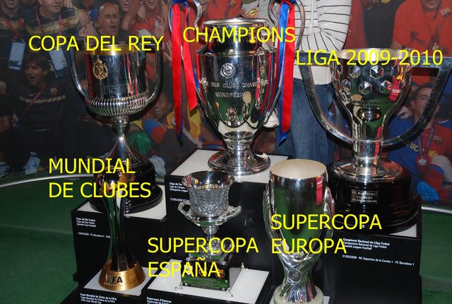 COPA, LLIGA, CHAMPIONS, SUPERCOPA EUROPA, SUPERCOPA  ESPANYA, MUNDIALITO