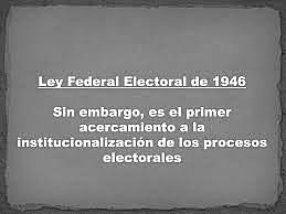 Ley Federal de Electores
