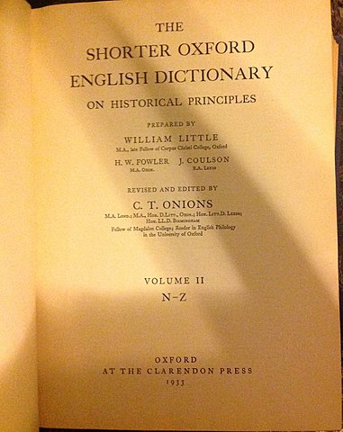 A New Name: THE OXFORD ENGLISH DICTIONARY