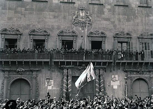 The proclamation of the Second Spanish Republic.