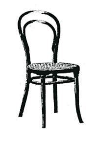 Thonet diseña la silla nº14