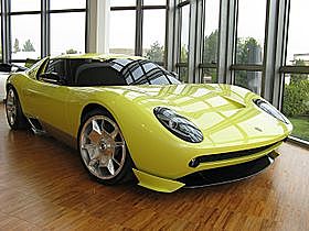 Lamborghini miura concepten: hittar inte motorn