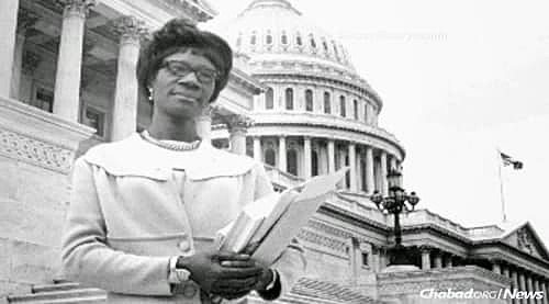 Shirley Chisholm primera  mujer negra Congreso E.E.U.U