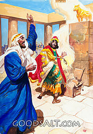 An Unknown Prophet Curses Jeroboam's Altar