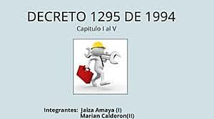 Decreto ley 1295 Ministerio de gobierno