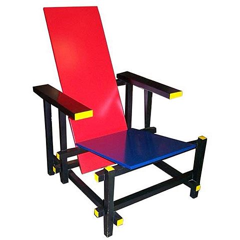 Gerrit Rietveld "Rood-blauwe stoel"