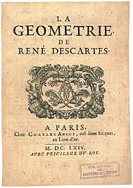 Descartes publica su libro "La geometrie"