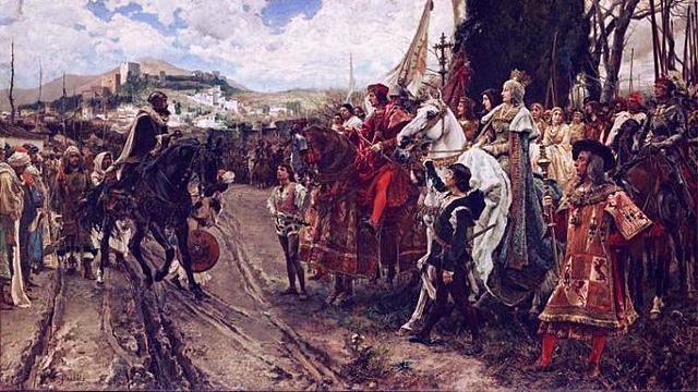 The kicking out of the Moors form Spain And Christopher Columbus