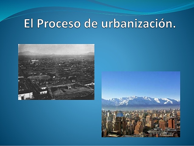 Proceso acelerado de urbanización en México