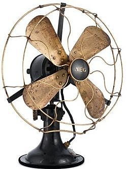 Ventilador eléctrico de Peter Behrens