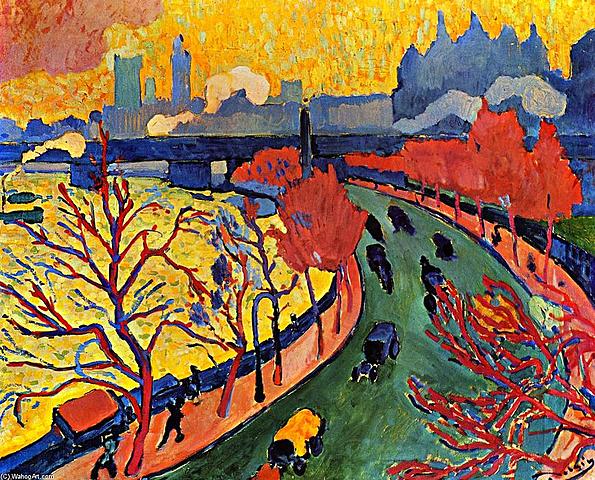 Punto al Arte El puente de Westminster, Derain