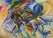 Dinamismo de un ciclista, Boccioni