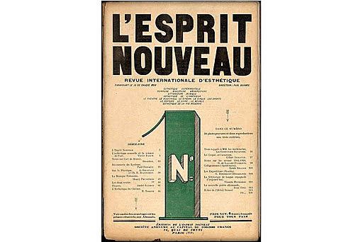 Le Corbusier Funda la revista “Esprit Nouveau”